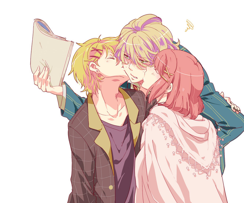 nanami haruka, kurusu shou, and shinomiya satsuki (uta no prince-sama) drawn by shuri_(84k)