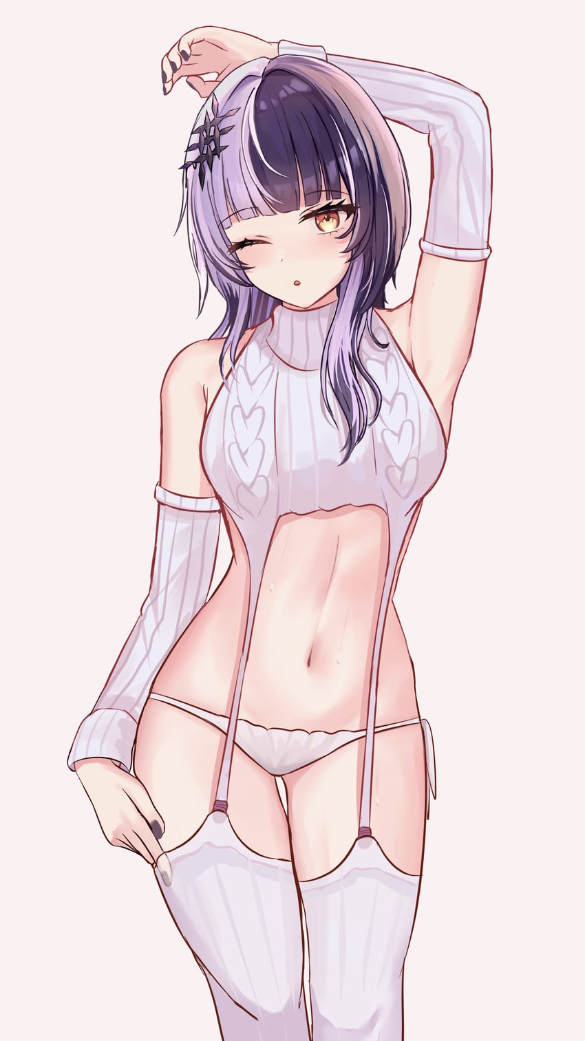 shiori novella (hololive and 1 more) drawn by karu_(karusenpai)