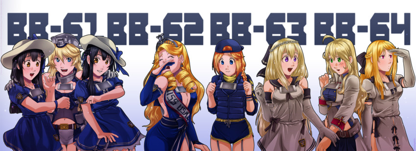 iowa, wisconsin, missouri, and new jersey (original and 3 more) drawn by melisaongmiqin