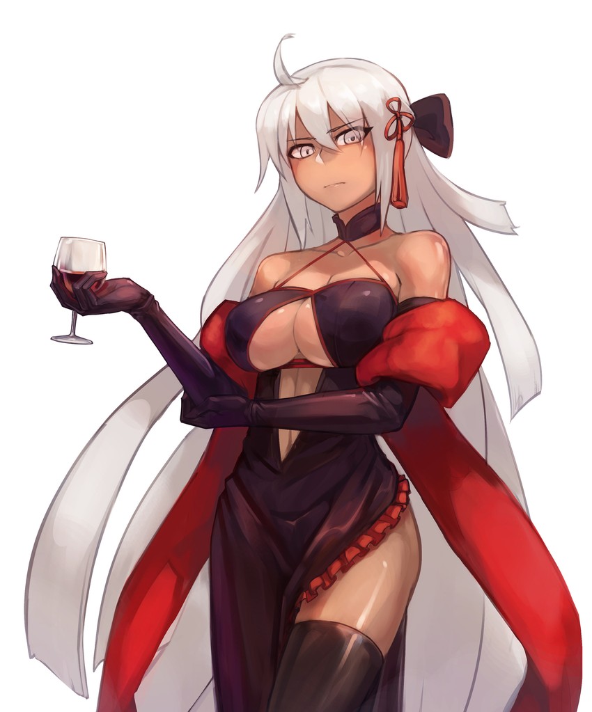 okita souji and okita souji alter (fate and 1 more) drawn by huitu_xigai