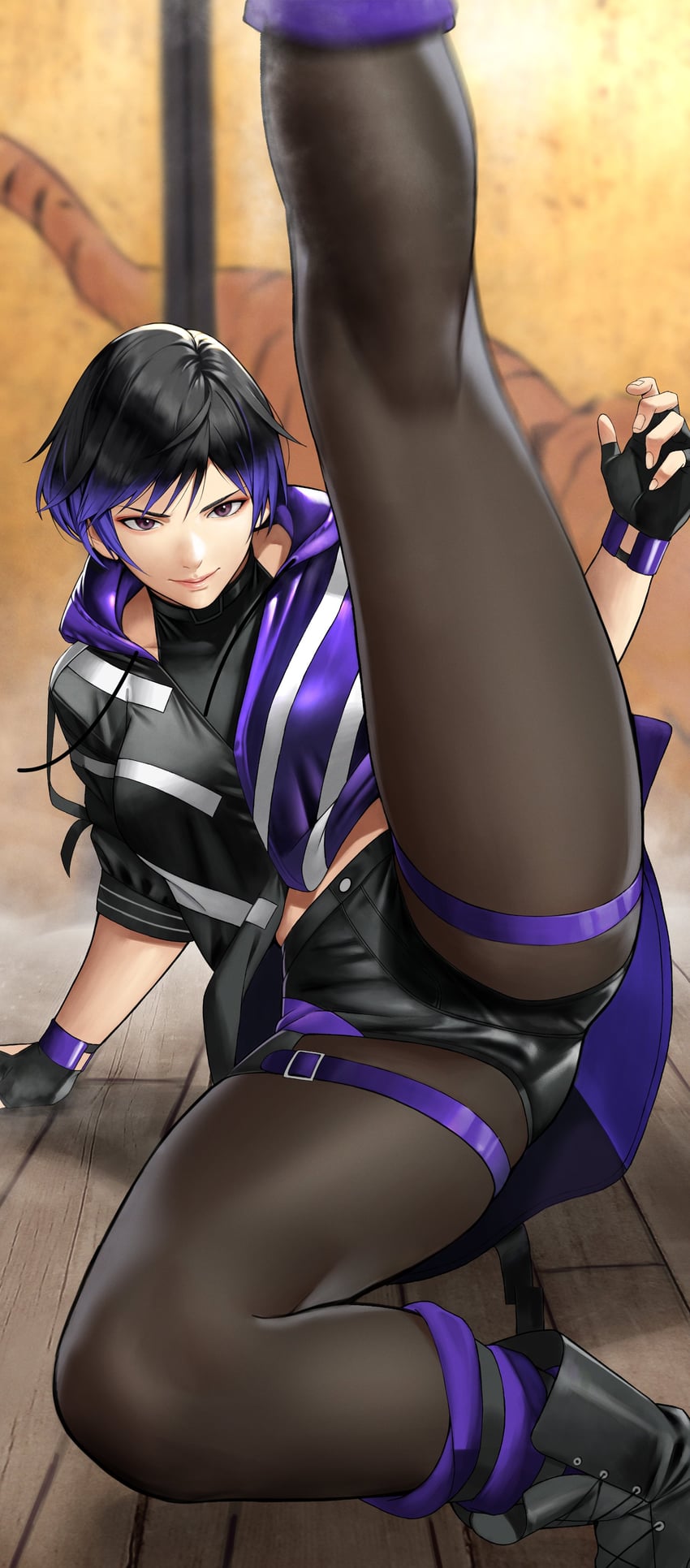 reina (tekken and 1 more) drawn by yoshio_(55level)