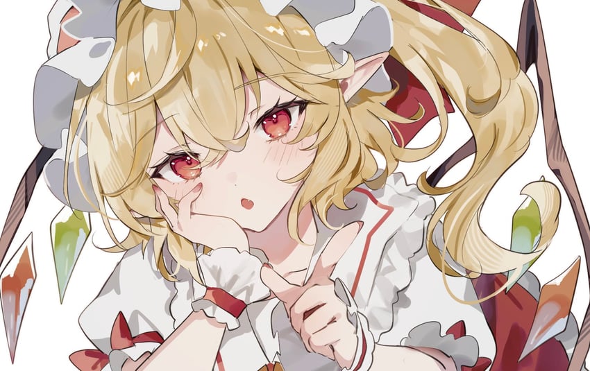 flandre scarlet (touhou) drawn by sorani_(kaeru0768)