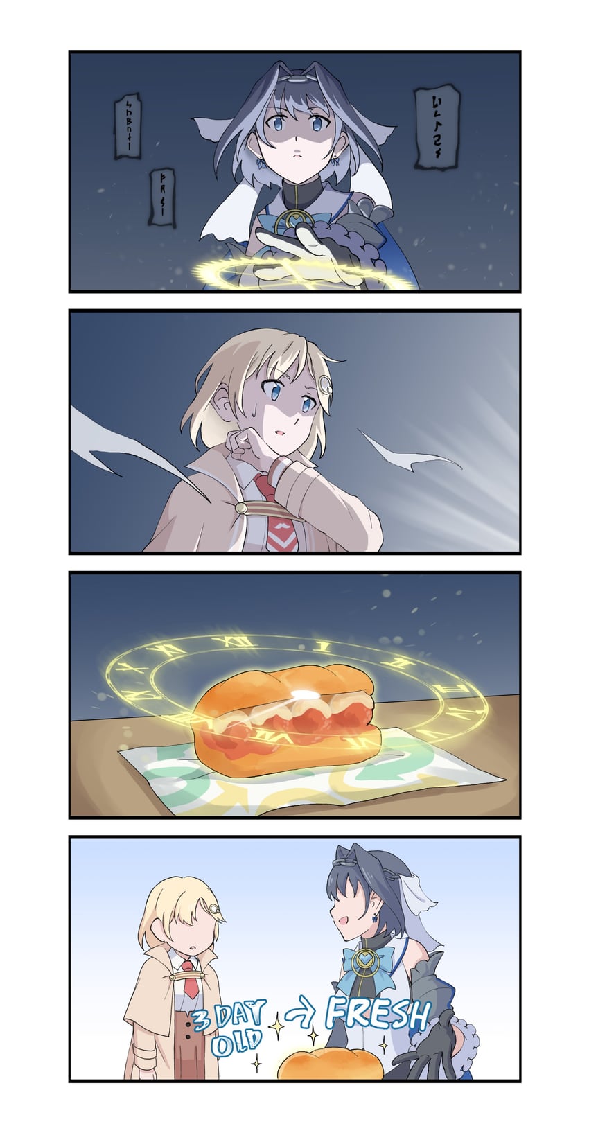 ouro kronii and watson amelia (hololive and 1 more) drawn by jhgardener