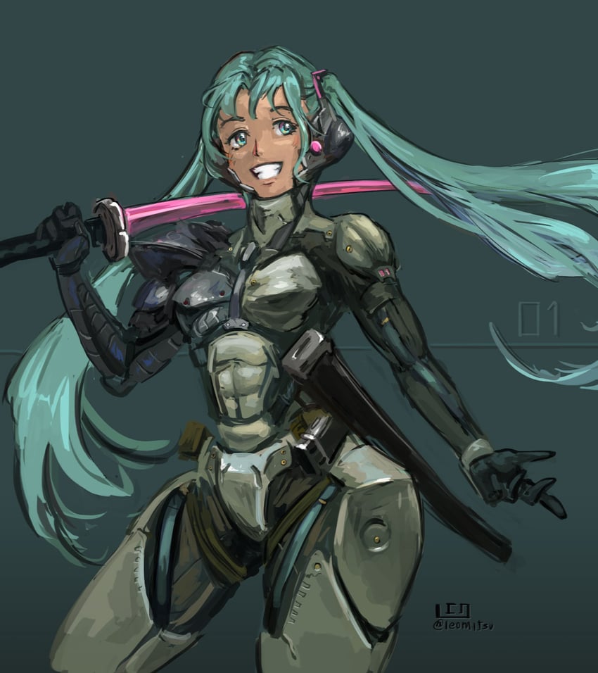 hatsune miku, brazilian miku, and samuel rodrigues (vocaloid and 2 more)