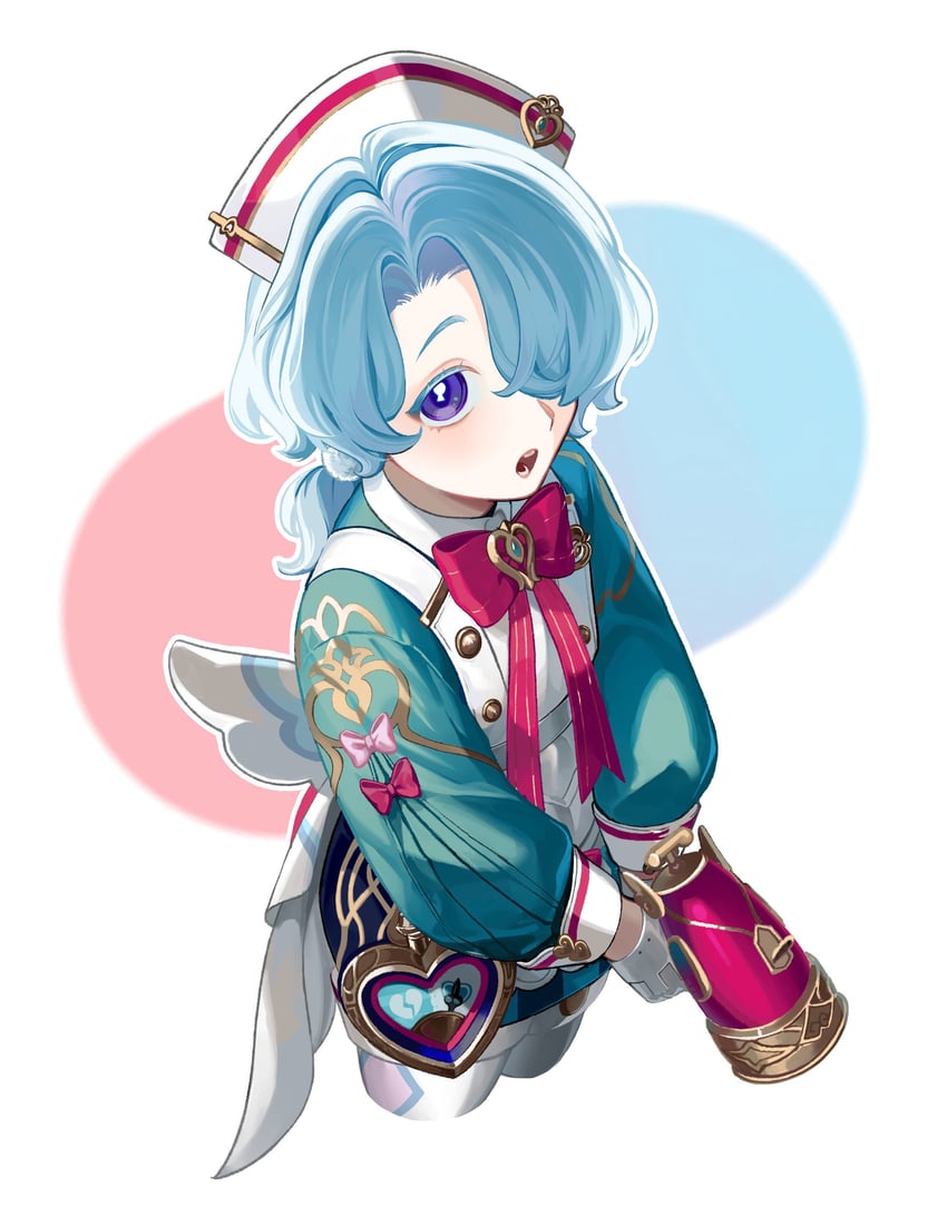 sigewinne and misha (genshin impact and 3 more) drawn by kimino_tamago