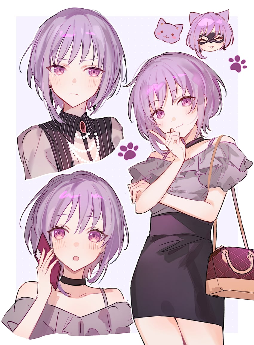 yuutenji nyamu and amoris (bang dream! and 1 more) drawn by torri_(wycww)