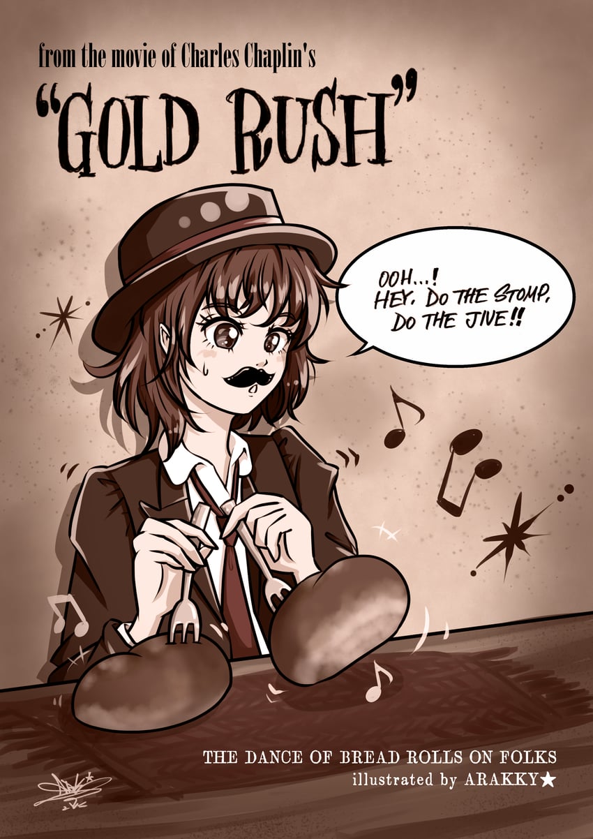 charlie chaplin (the gold rush) drawn by arakky