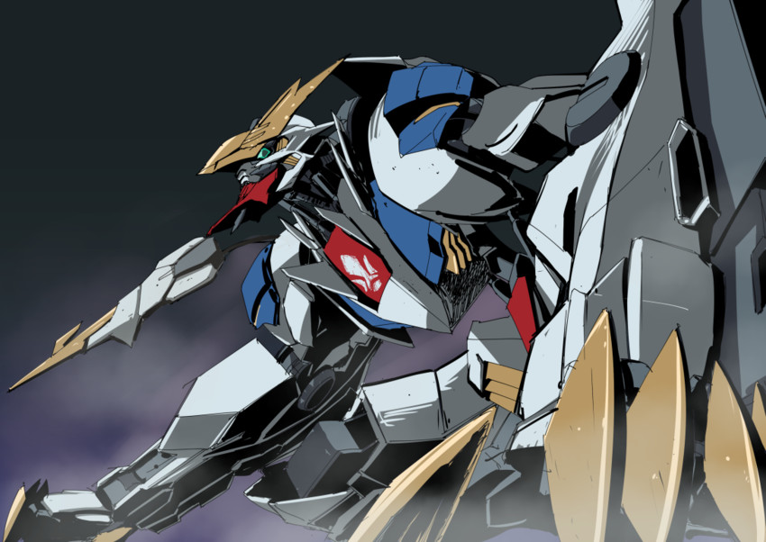 gundam barbatos (gundam and 1 more) drawn by exocet_(exocet4)