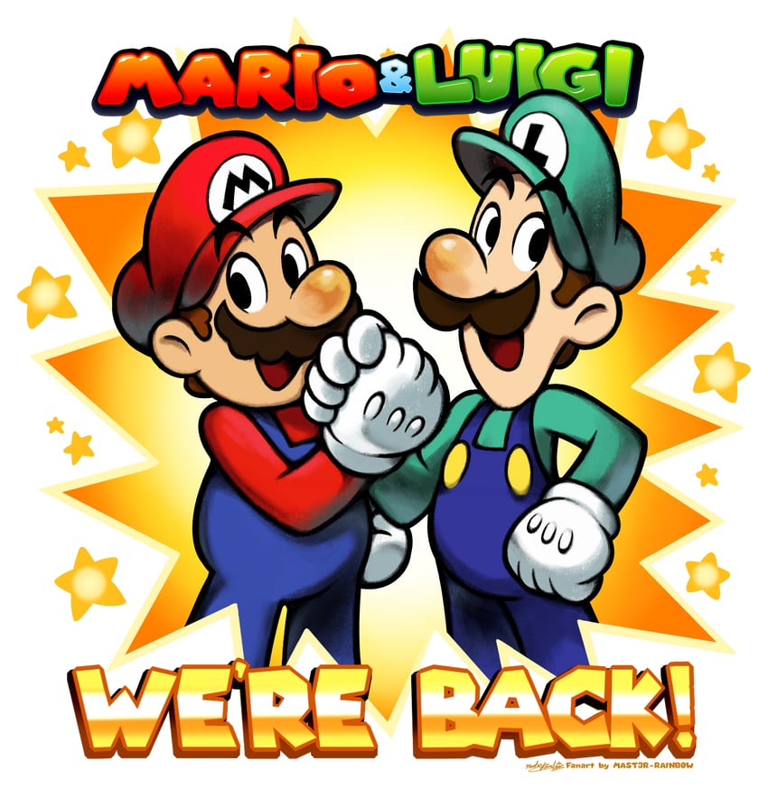 mario and luigi (mario and 1 more) drawn by mast3r-rainb0w