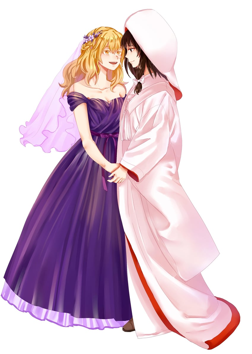 usami renko and maribel hearn (touhou) drawn by kuya_(hey36253625)
