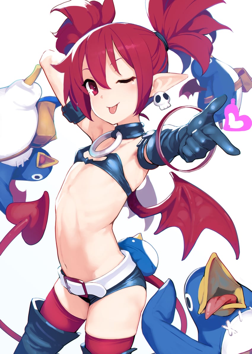 etna and prinny (disgaea and 1 more) drawn by ataruman