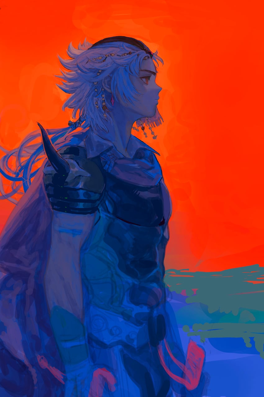 firion (final fantasy and 1 more) drawn by tokumei_wombat