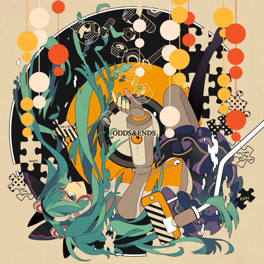 hatsune miku (vocaloid and 3 more) drawn by macco