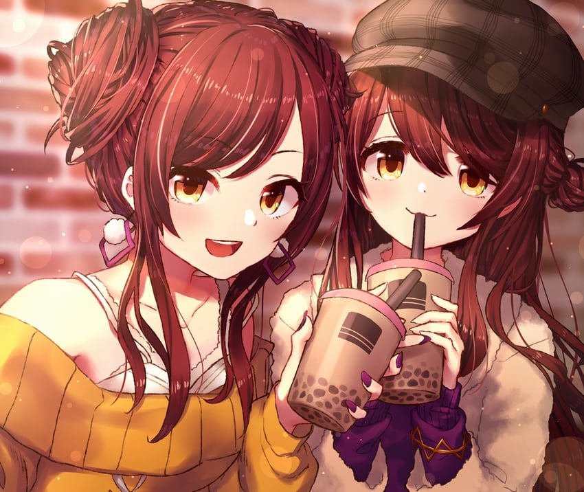 osaki amana and osaki tenka (idolmaster and 1 more) drawn by zinenjo_imo