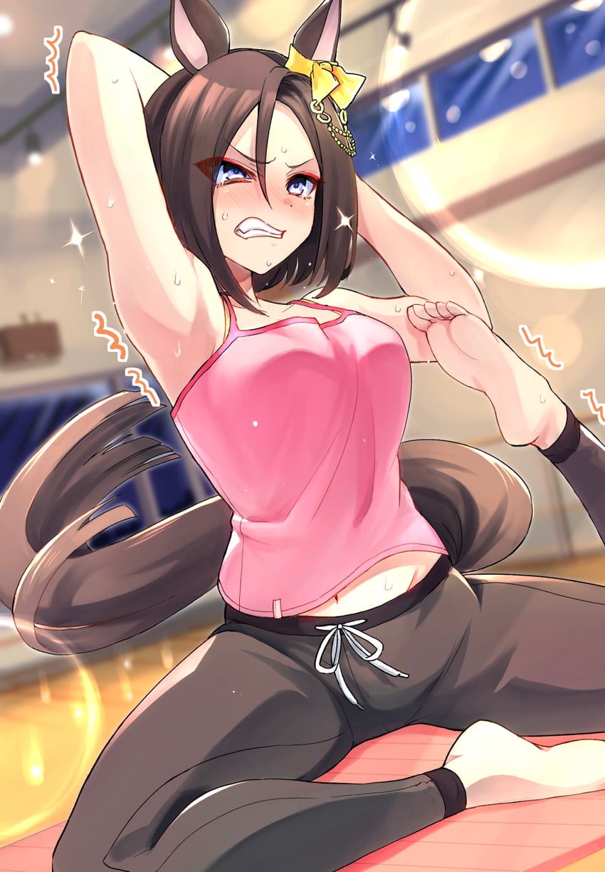 air groove and smart falcon (umamusume) drawn by tsunemi_aosa
