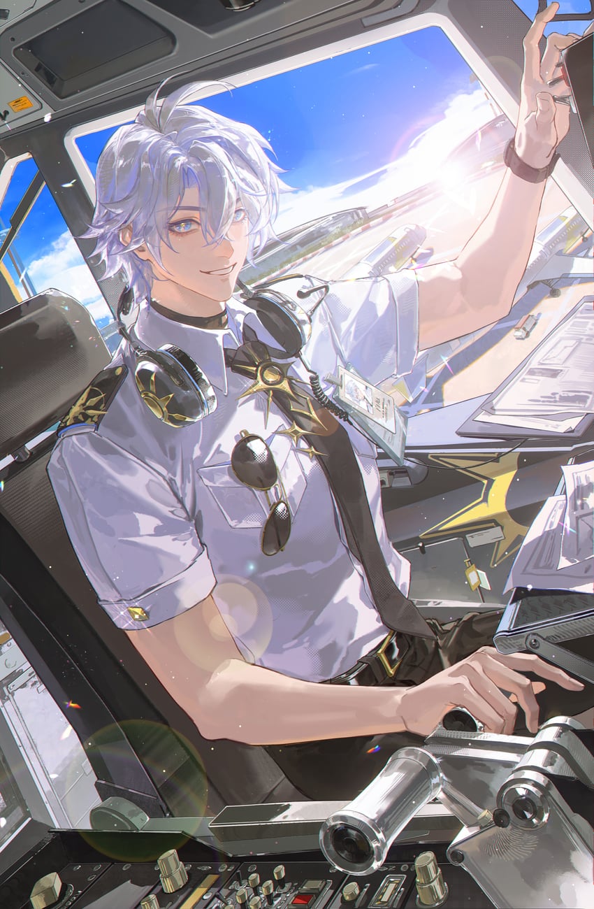 phainon (honkai and 1 more) drawn by platinalsh