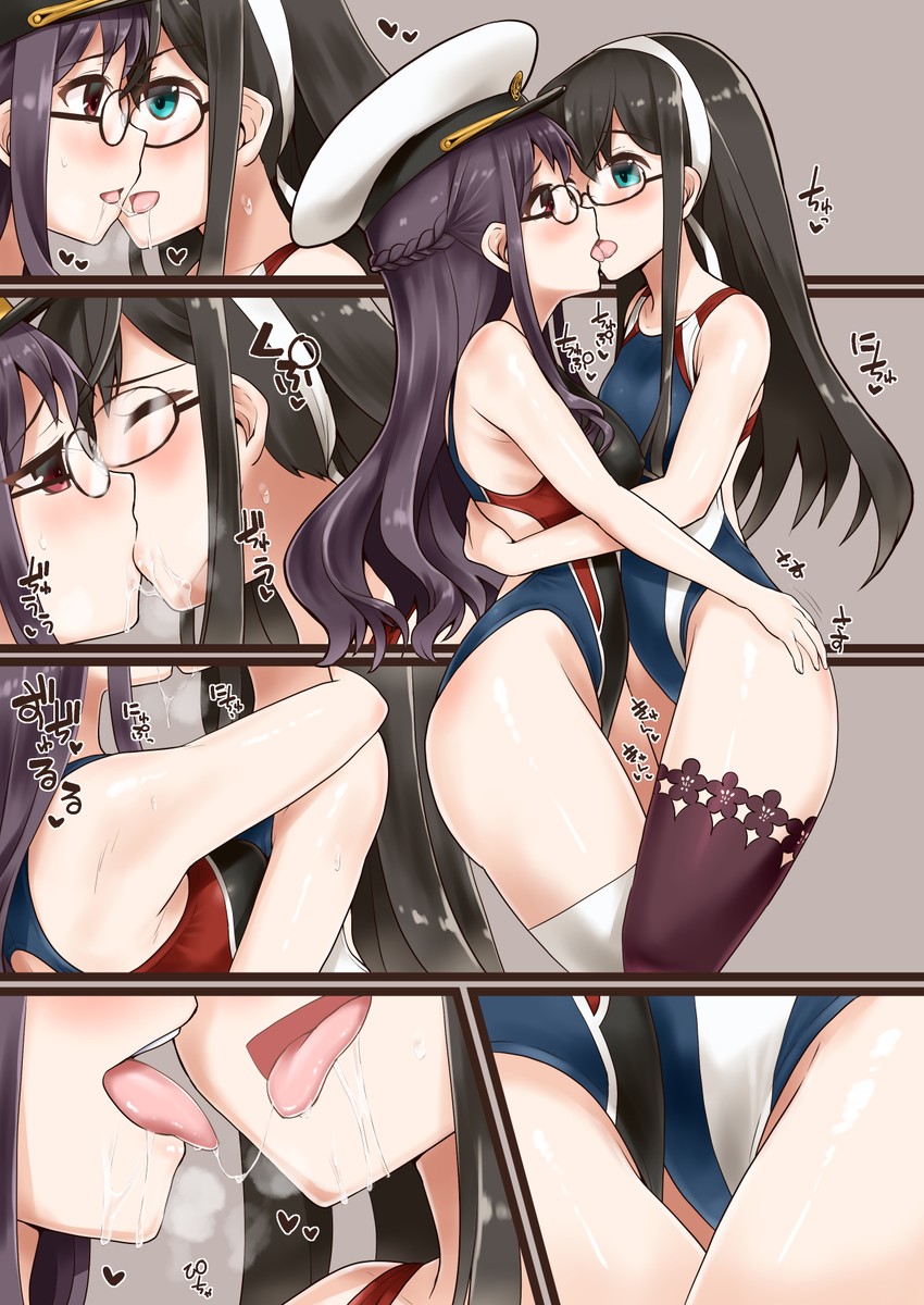 ooyodo and female admiral (kantai collection) drawn by minase_(takaoka_nanase)
