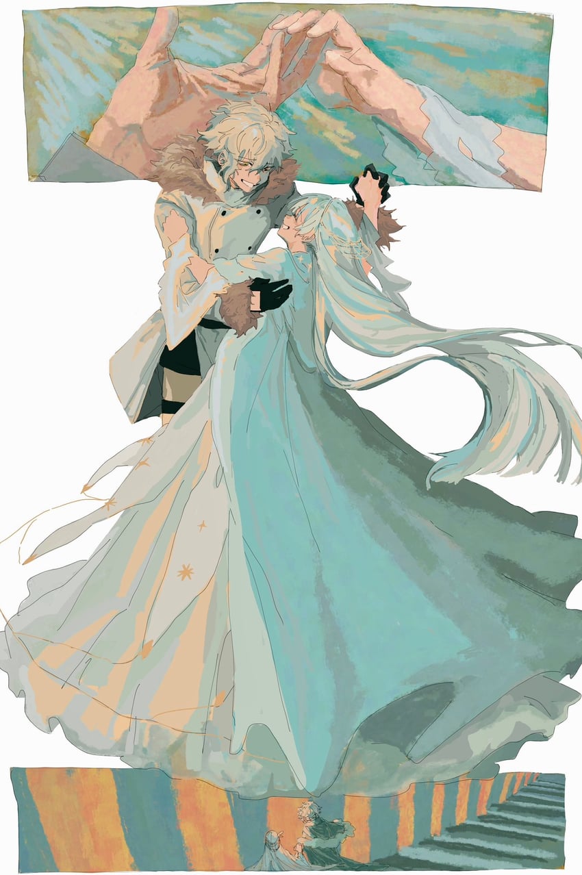 anastasia and kadoc zemlupus (fate and 1 more) drawn by ruda_(ruda_0616_tfj)