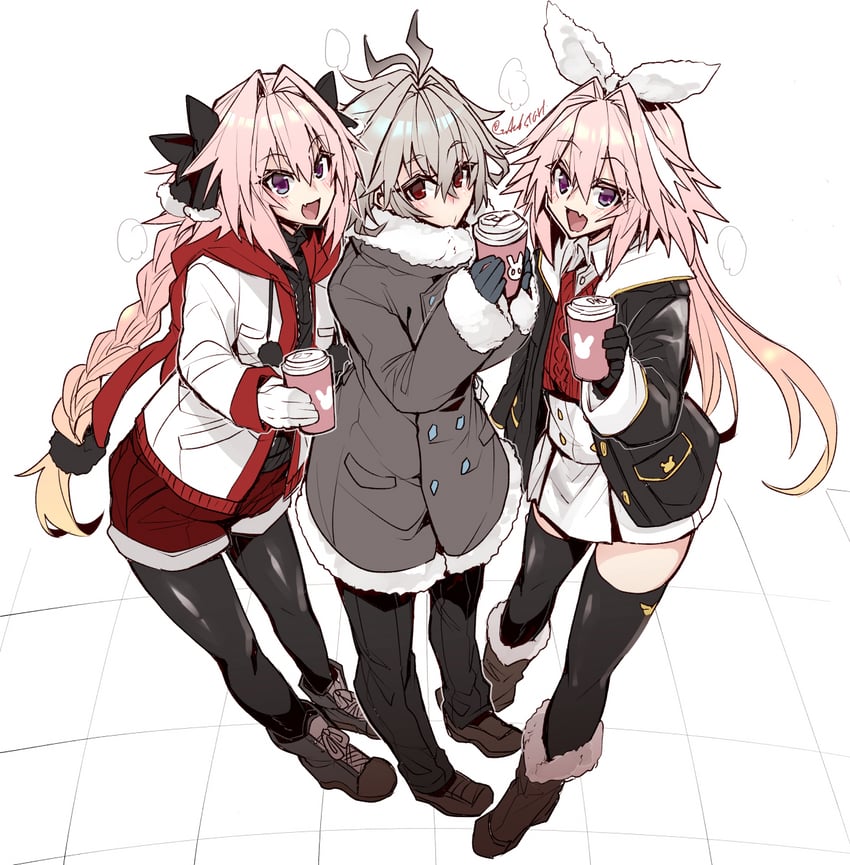 astolfo and sieg (fate and 2 more) drawn by haoro
