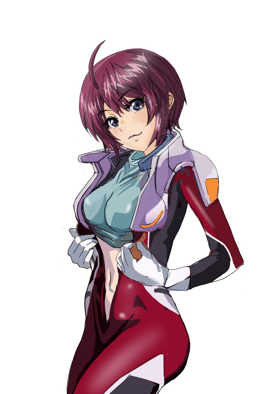 lunamaria hawke (gundam and 2 more) drawn by huo_ji_wu