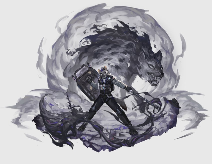 spot (arknights) drawn by illuianagiros