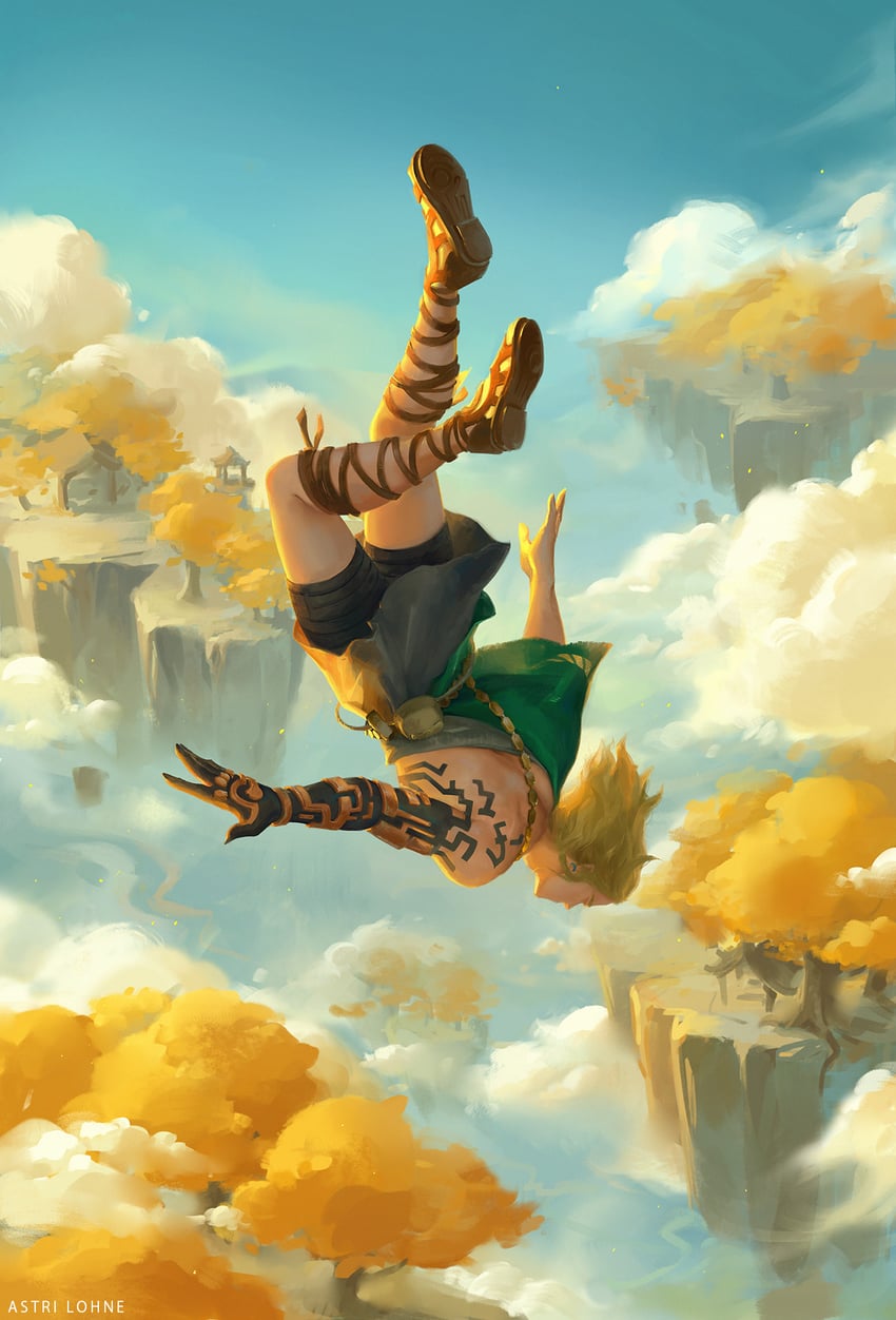 link (the legend of zelda and 1 more) drawn by astri_lohne_sjursen