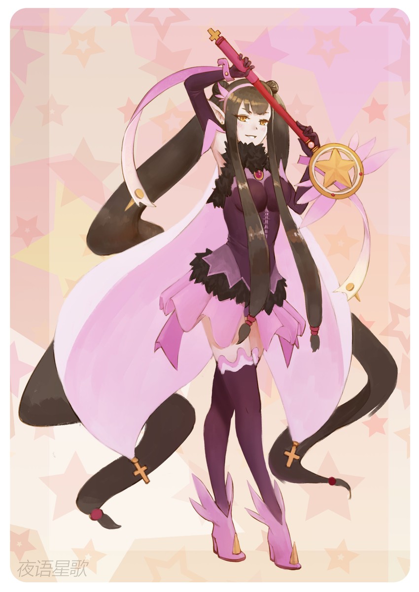 magical ruby and semiramis (fate and 3 more) drawn by yanjiahua1990