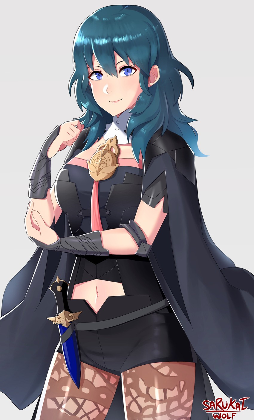 female byleth (fire emblem and 1 more) drawn by sarukaiwolf