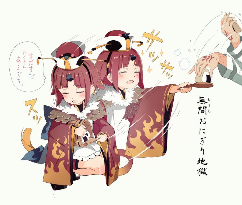 fujimaru ritsuka and beni-enma (fate and 1 more) drawn by gomennasai