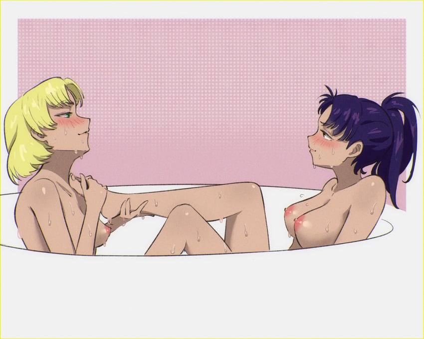 katsuragi misato and akagi ritsuko (neon genesis evangelion) drawn by aad2dd