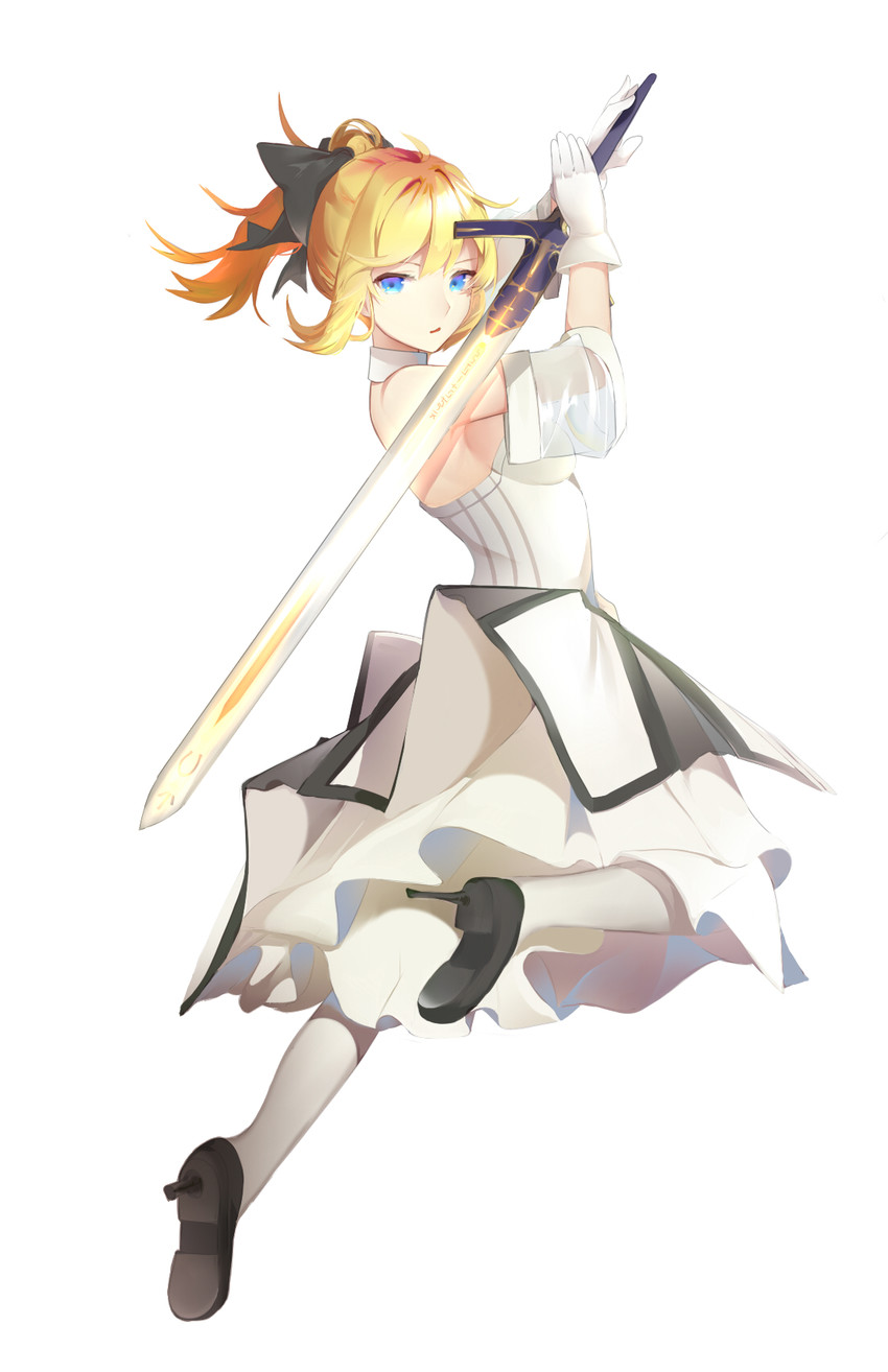 artoria pendragon and saber lily (fate and 1 more) drawn by allos