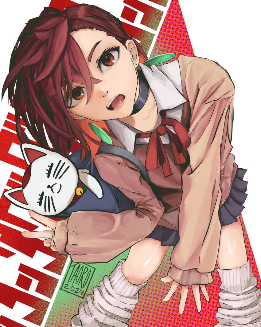 ayase momo and turbo granny (dandadan) drawn by taorotana