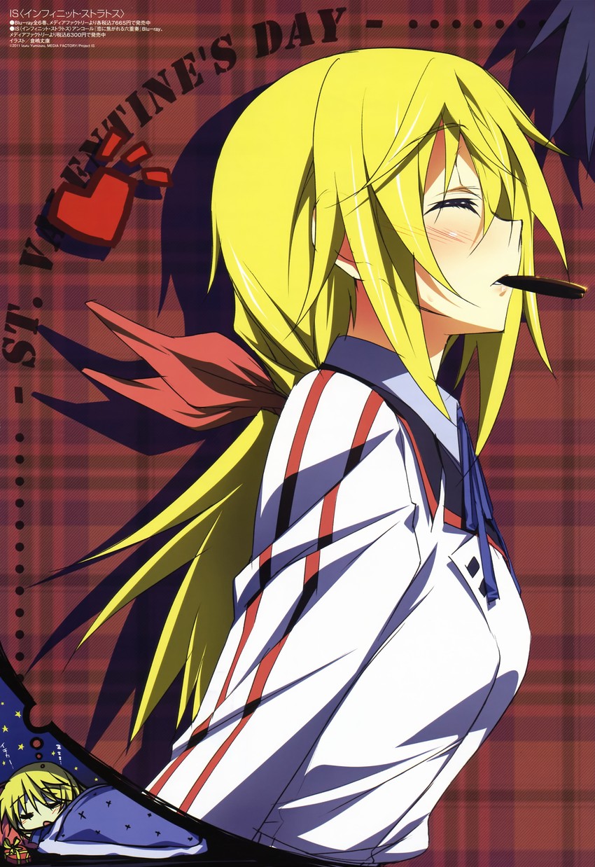 charlotte dunois and orimura ichika (megami magazine and 1 more) drawn by kurashima_tomoyasu