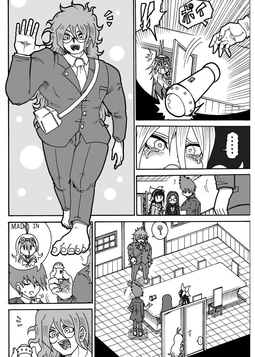 momota kaito, iruma miu, chabashira tenko, shirogane tsumugi, and gokuhara gonta (danganronpa and 1 more) drawn by jan1214