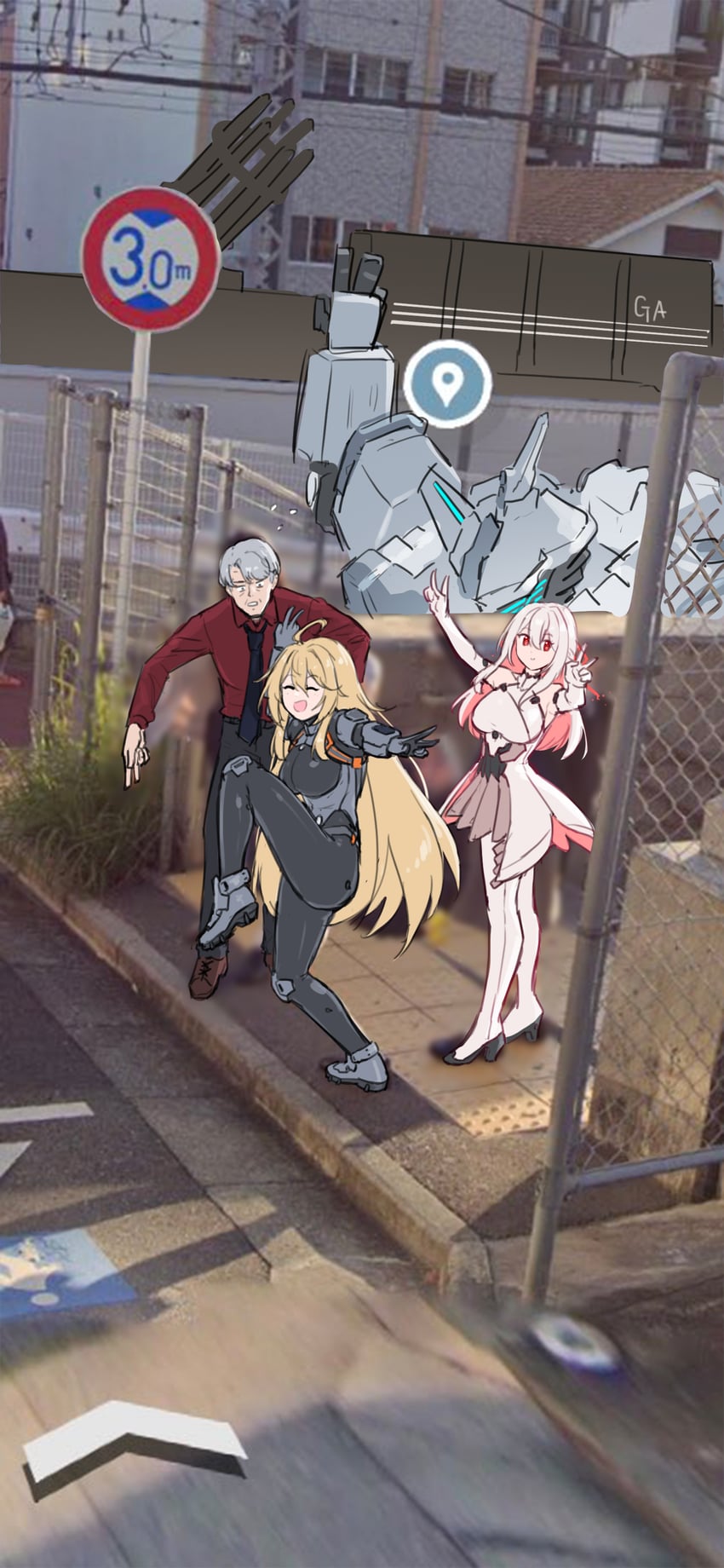 621, ayre, and handler walter (armored core and 1 more) drawn by maxilax