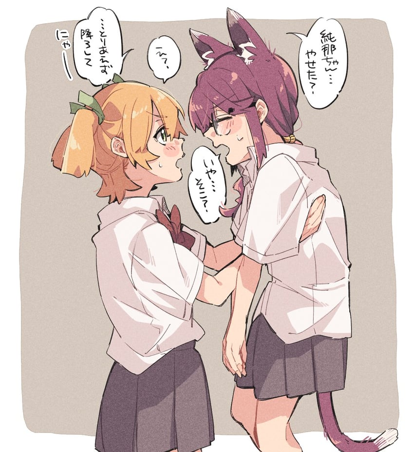 daiba nana and hoshimi junna (shoujo kageki revue starlight) drawn by bbr_brbr