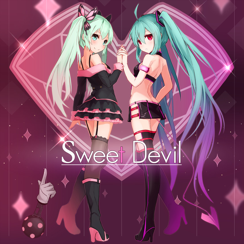 hatsune miku (vocaloid and 3 more) drawn by takanashi_kei_(hitsujikan)