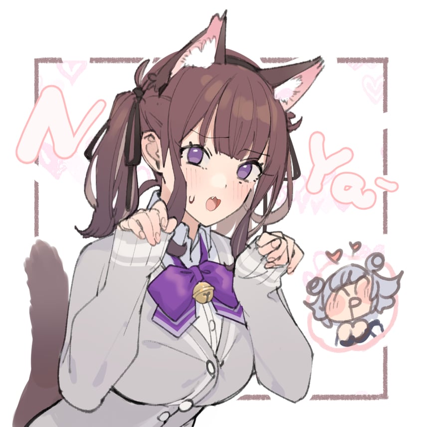 koharu rikka and natsuki karin (synthesizer v and 1 more) drawn by shirinda_fureiru