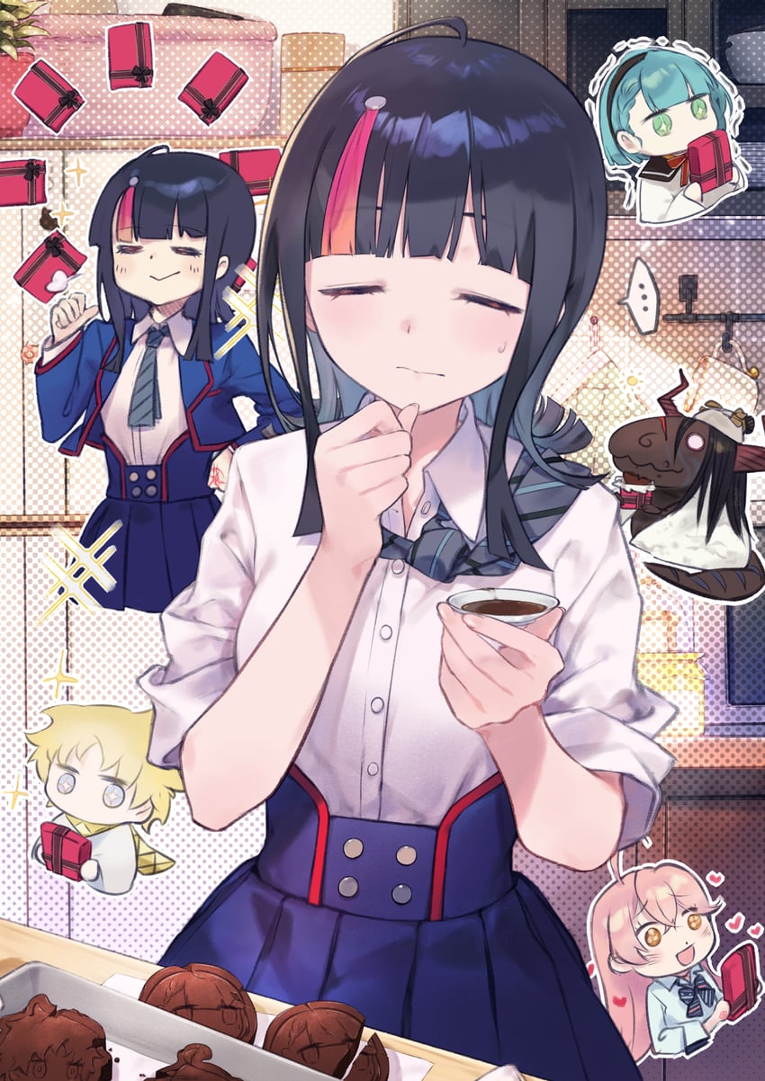 utsumi erice, voyager, kijo kouyou, karin, and koharu f riedenflaus (fate and 2 more) drawn by daisi_gi
