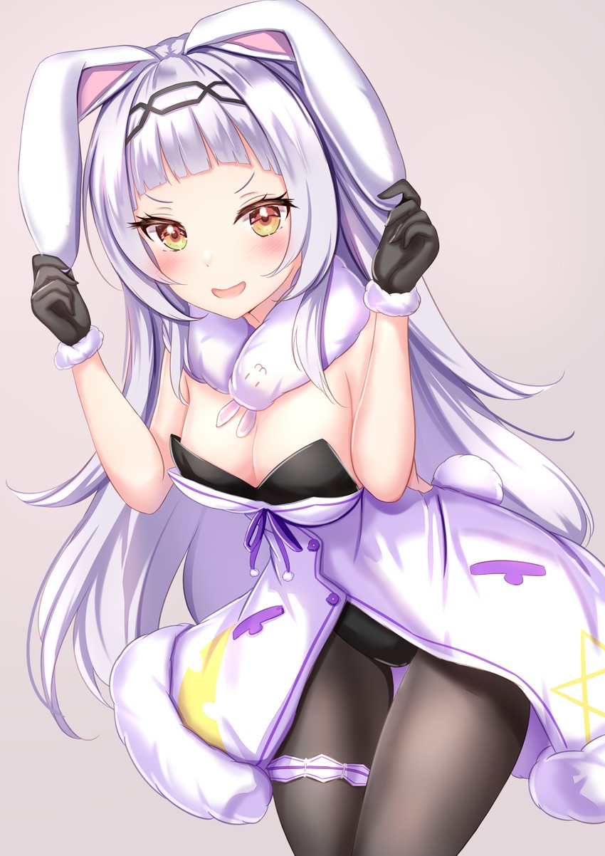 usada pekora, murasaki shion, and don-chan (hololive) drawn by yuano