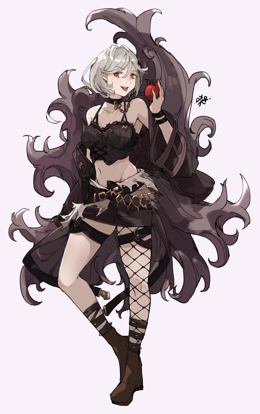 djeeta and alter ego malevolent (granblue fantasy) drawn by sakuremi