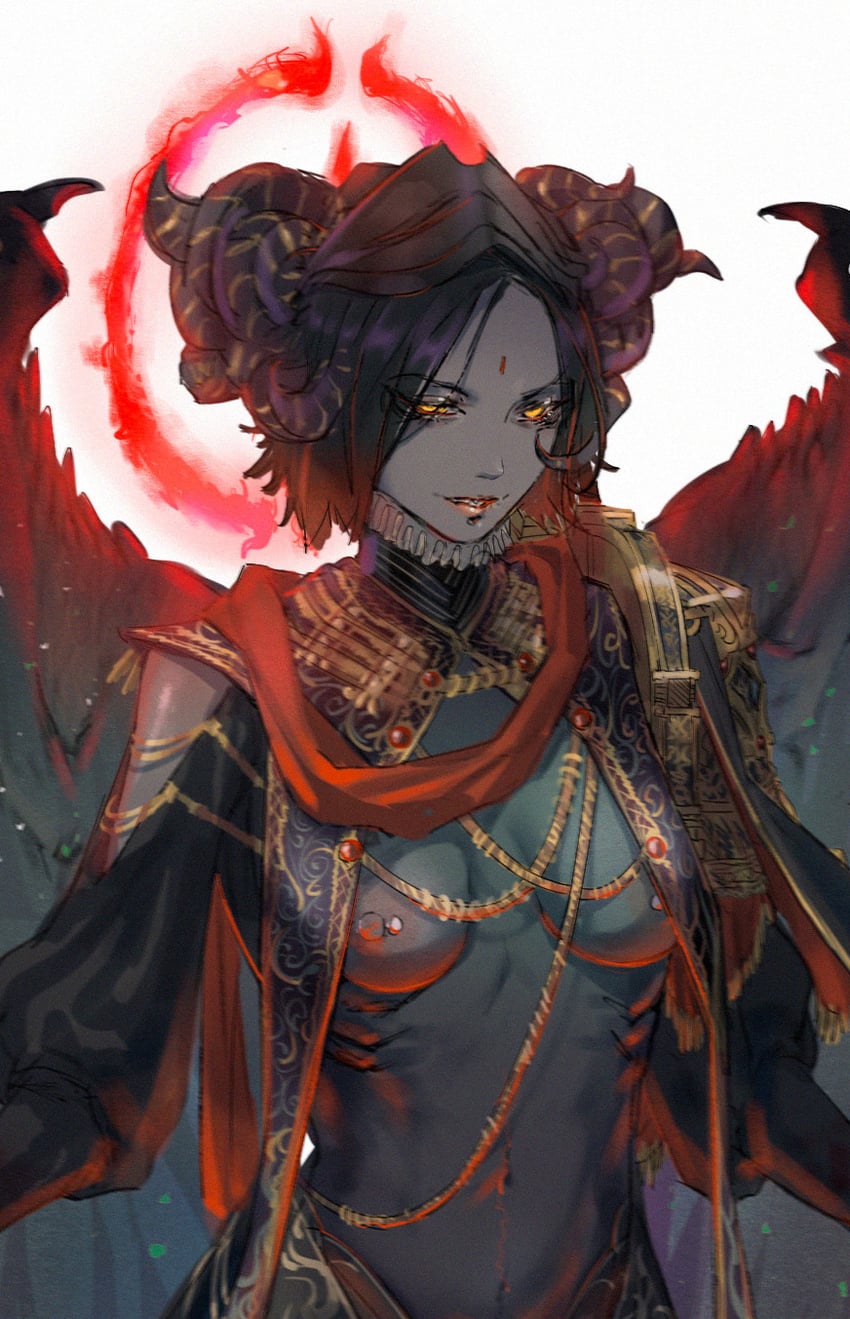 mohg lord of blood (elden ring) drawn by agaver123