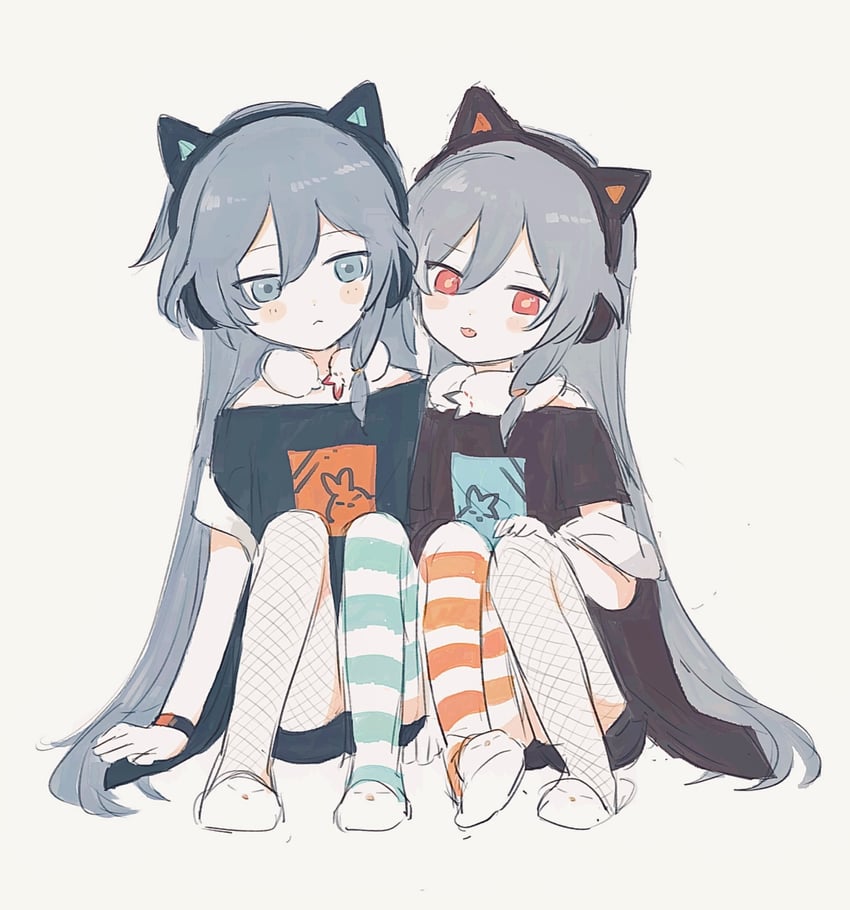 fu hua and herrscher of sentience (honkai and 1 more) drawn by tya_tya_3rd