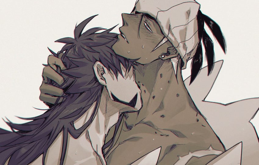 leon and raihan (pokemon and 1 more) drawn by chiyo_(miichiyochin)