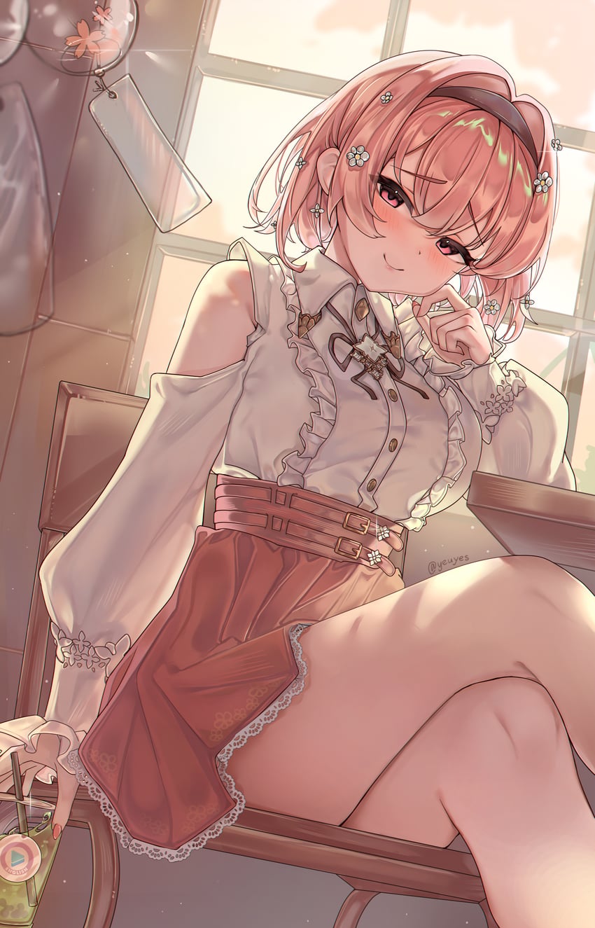 mori calliope (hololive and 1 more) drawn by yeuyes