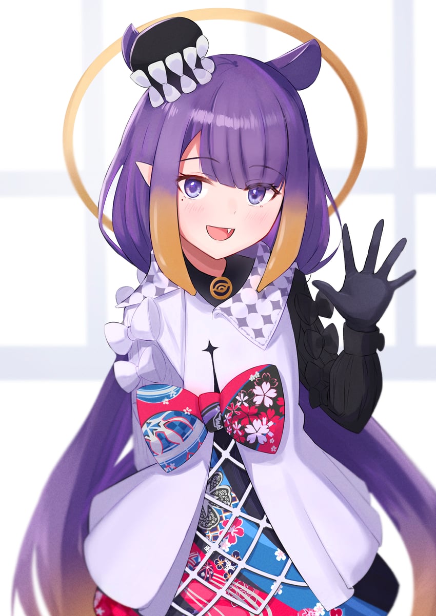 ninomae ina'nis (hololive and 1 more) drawn by kenjun