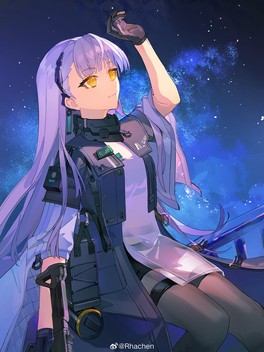 ak-alfa and tololo (girls' frontline and 1 more) drawn by rhachen