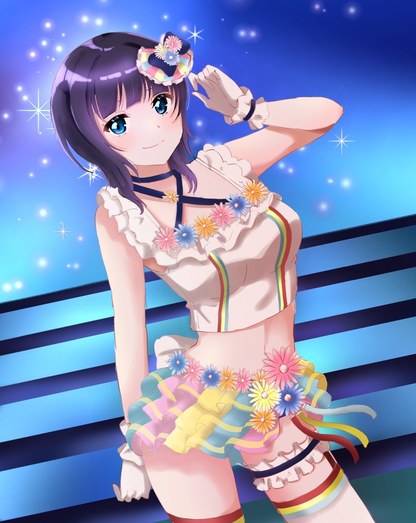 asaka karin (love live! and 1 more) drawn by yui_l10