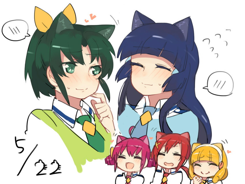 midorikawa nao, kise yayoi, aoki reika, hino akane, and hoshizora miyuki (precure and 1 more) drawn by yomosaka