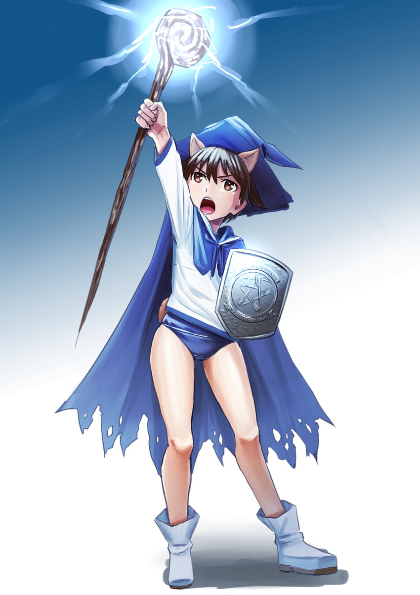 miyafuji yoshika (world witches series and 1 more) drawn by hasegawa_(hase_popopo)